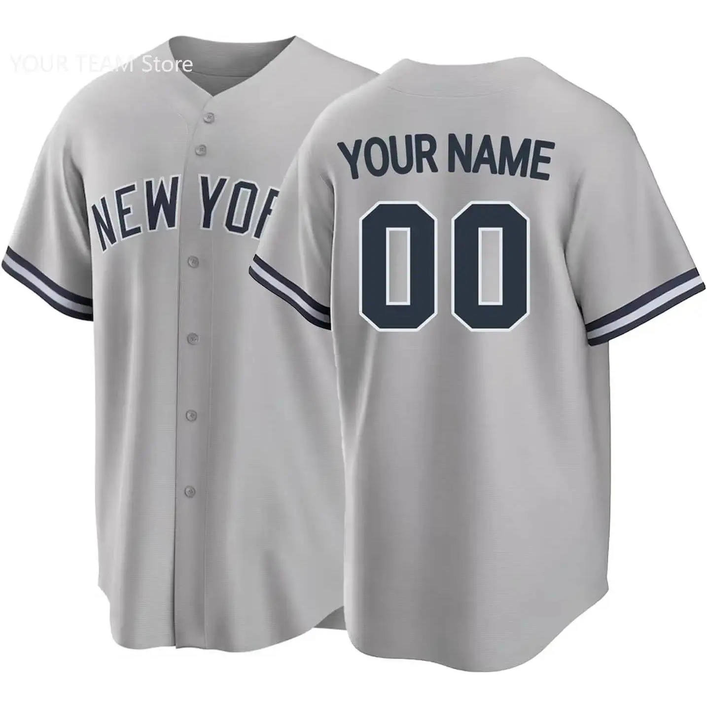 Custom Personalized Baseball Jersey Customizable with Player Team Name and Number Streetwear Baseball Shirt DIY for Adult Youth
