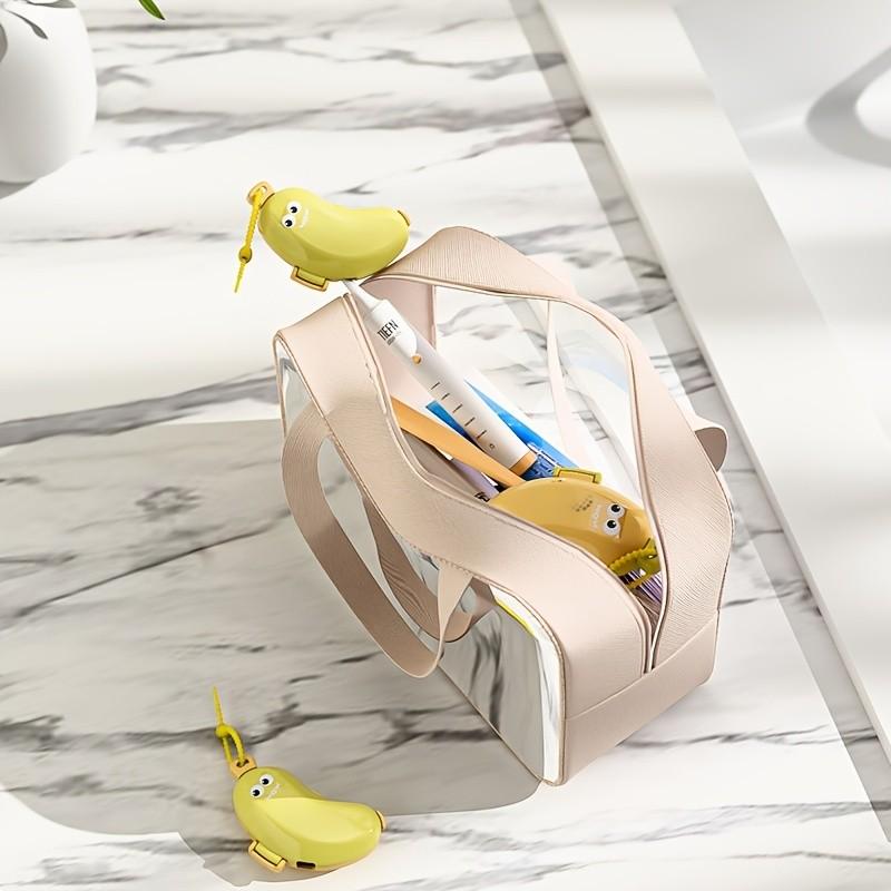 Creative Cute Banana Shape Toothbrush Storage Box, Toothbrush Holder, Portable Lightweight Travel & Home Use, Brush Head Protector, Ergonomic Design, Odor-Free