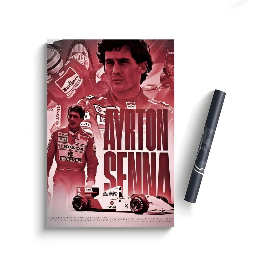 A-Ayrton S-Senna Classic Poster Bedroom Home Decor Art Poster Perfect Gift for Family and Friends