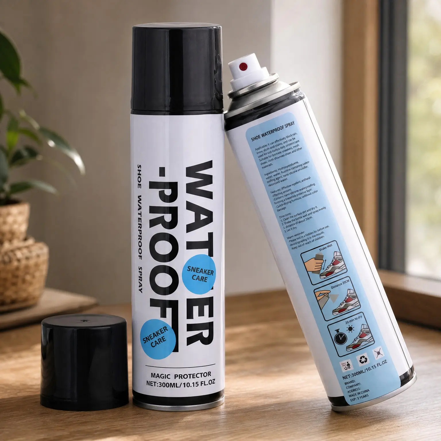 Waterproof Shoe Protector Spray, Rain & Stain Repellent Nano Protection for Sneakers, Suede & Leather, 10.15 Fl OzGift