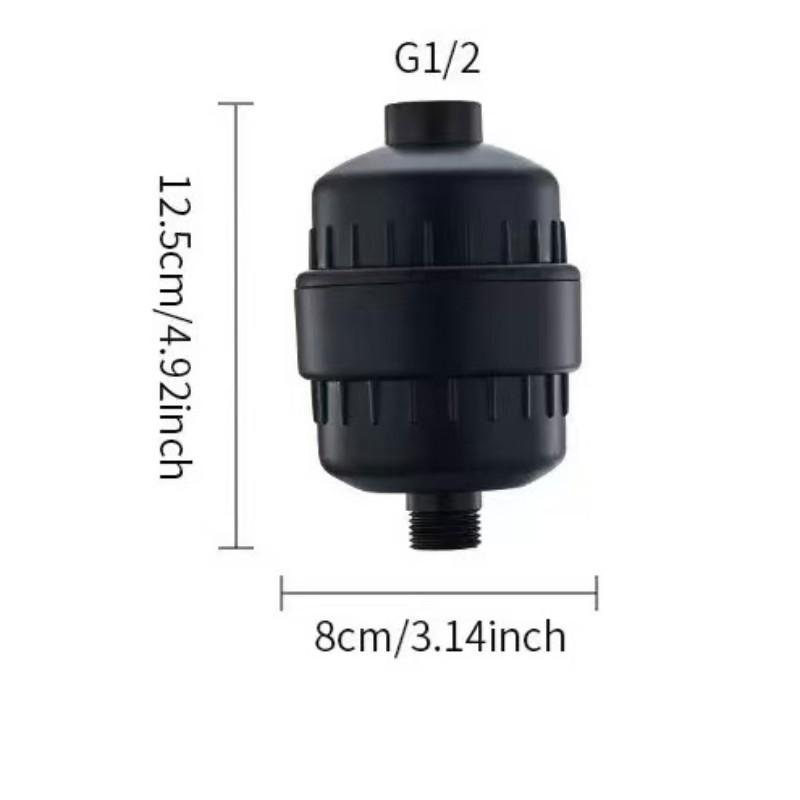 Home Bathroom Shower Head Filter Water Purifier, Improves Water Quality for Bathing, Home Filter Core, Pre-Installation Shower Filter, Showerhead Filter