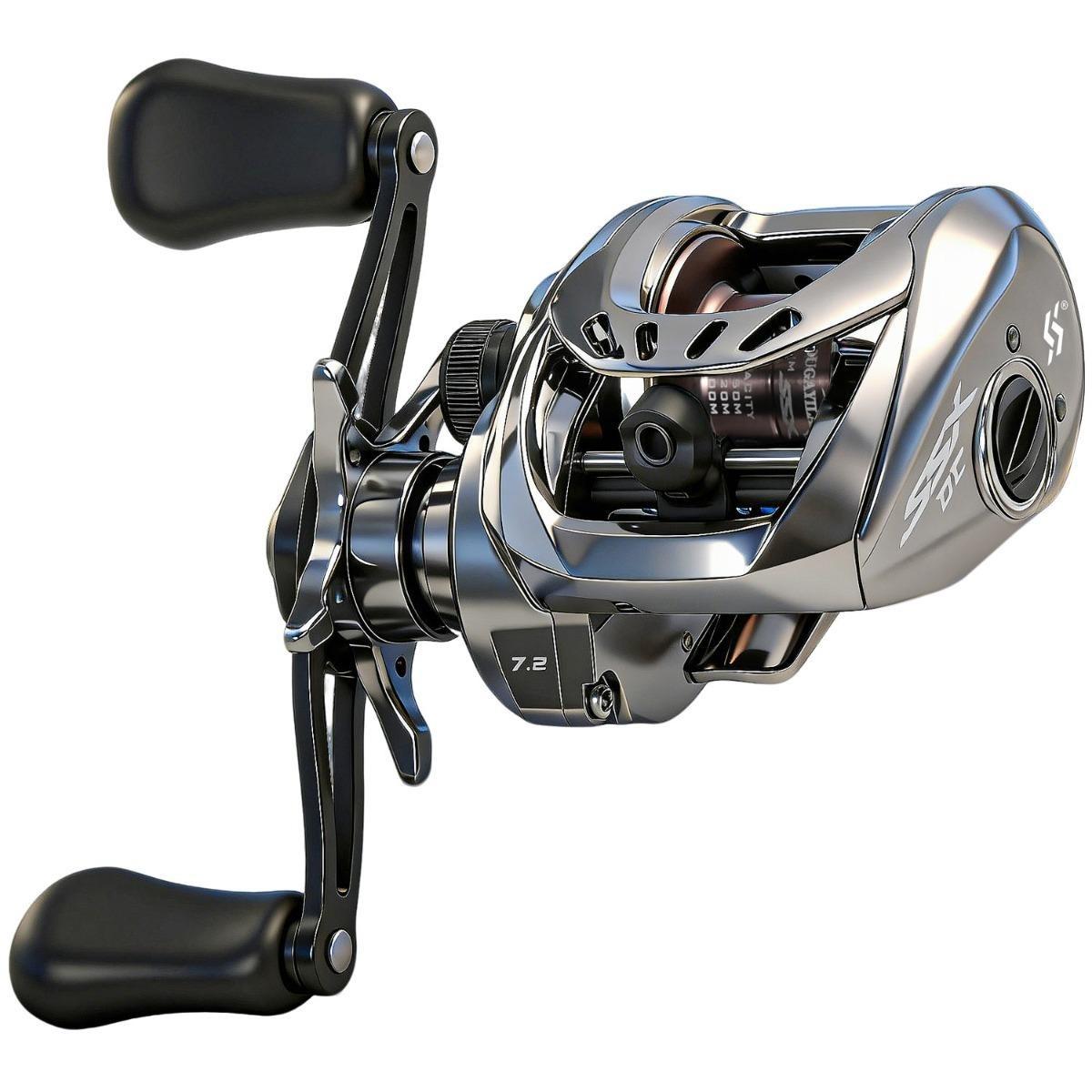 Baitcasting Fishing Reel Ultralight 4+1BB/6+1BB 7.2:1/7.1:1 Gear Ratio DC Baitcaster Reel Smooth and Sensitive, Fishing Reel for Freshwater Saltwater Fishing Baitcasting Fishing Reel Ultralight 4+1BB/6+1BB 7.2:1/7.1:1 Gear Ratio DC Baitcaster Reel Smooth and Sensitive, Fishing Reel for Freshwater Saltwater Fishing