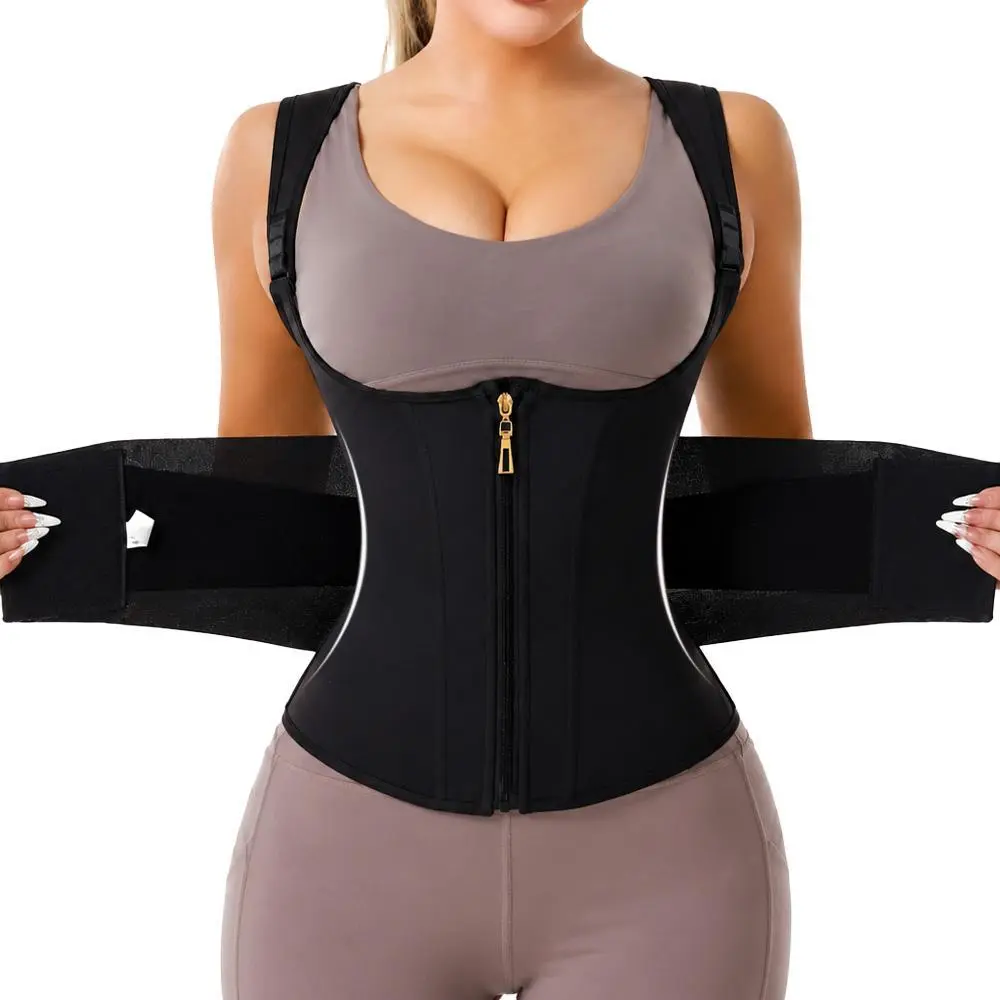 Colombian Faja for Women, Adjustable Shoulder Straps Waist Trainer Girdle, Abdominal Compression Faja Body Shaper Faja Moldeadora, Daily Wear Workout Fitness Shapewear# postpartum tummy control
