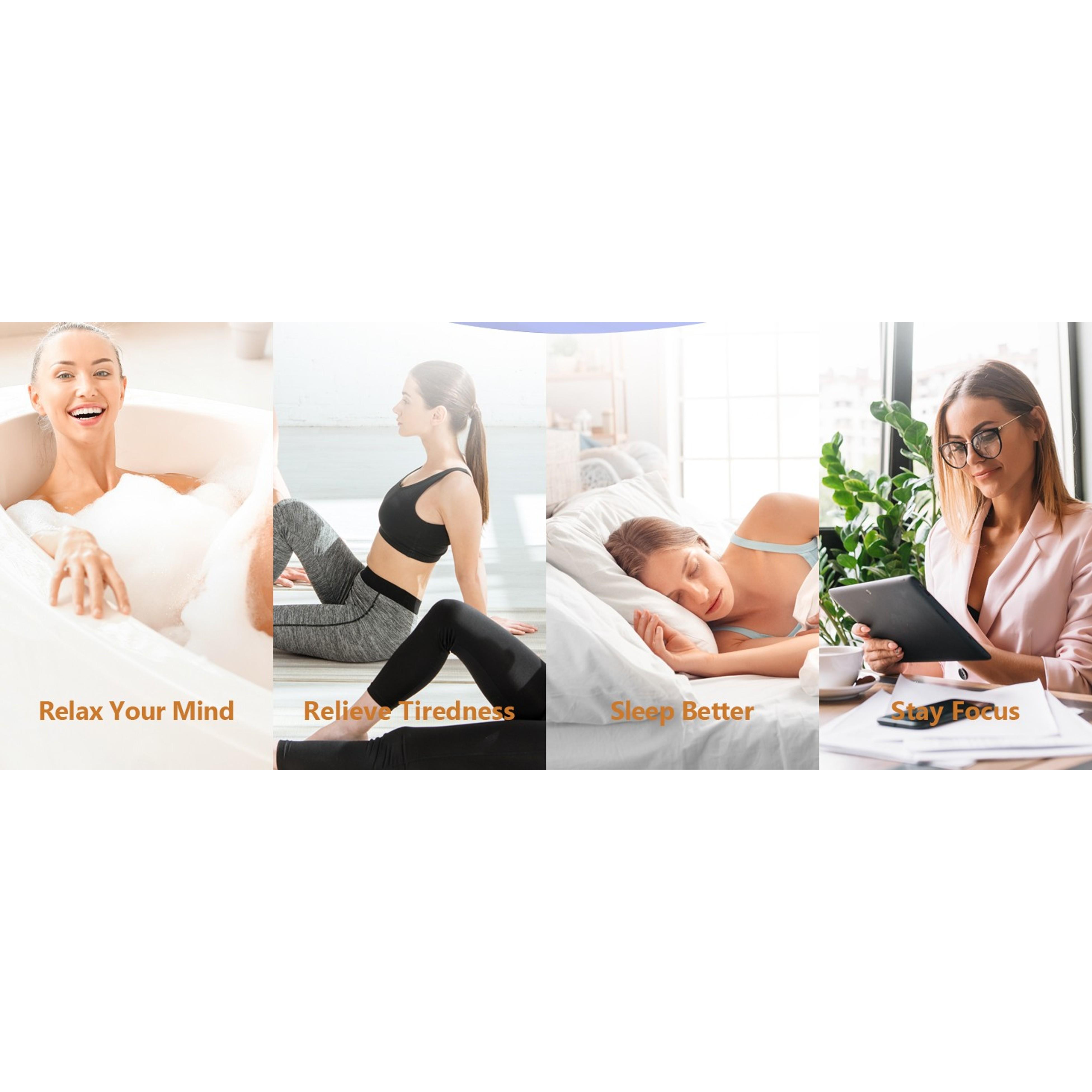 550ml Ultrasonic Essential Oil Diffuser for Large Room with Remote Control, Timer, 7 Colors Light - Aromatherapy Diffuser for Bedroom