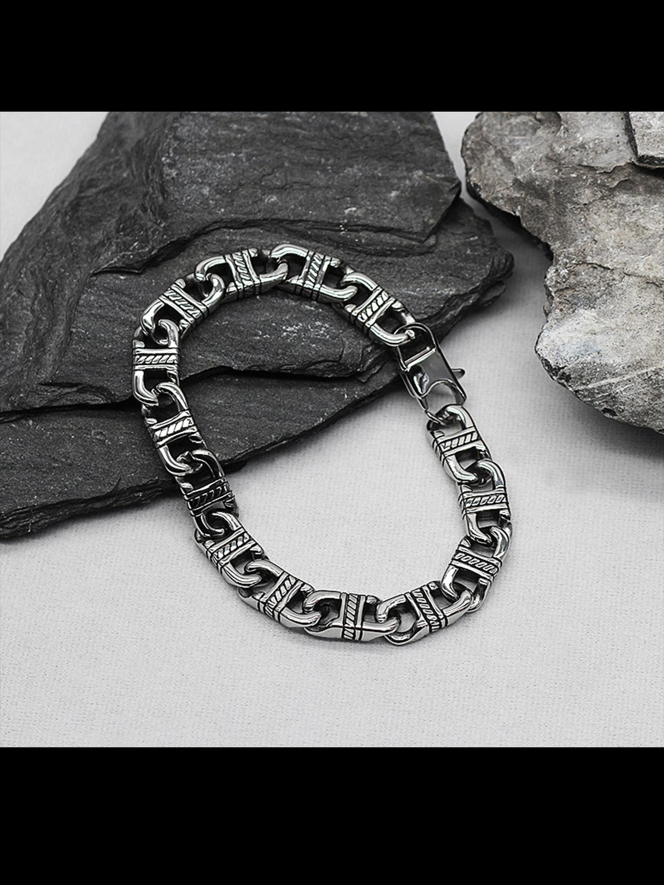 New Totem Bracelet, Elite Warrior High-End Crafted Wristband, Trendy Retro Hip-Hop Style, Unique Personality Accessory