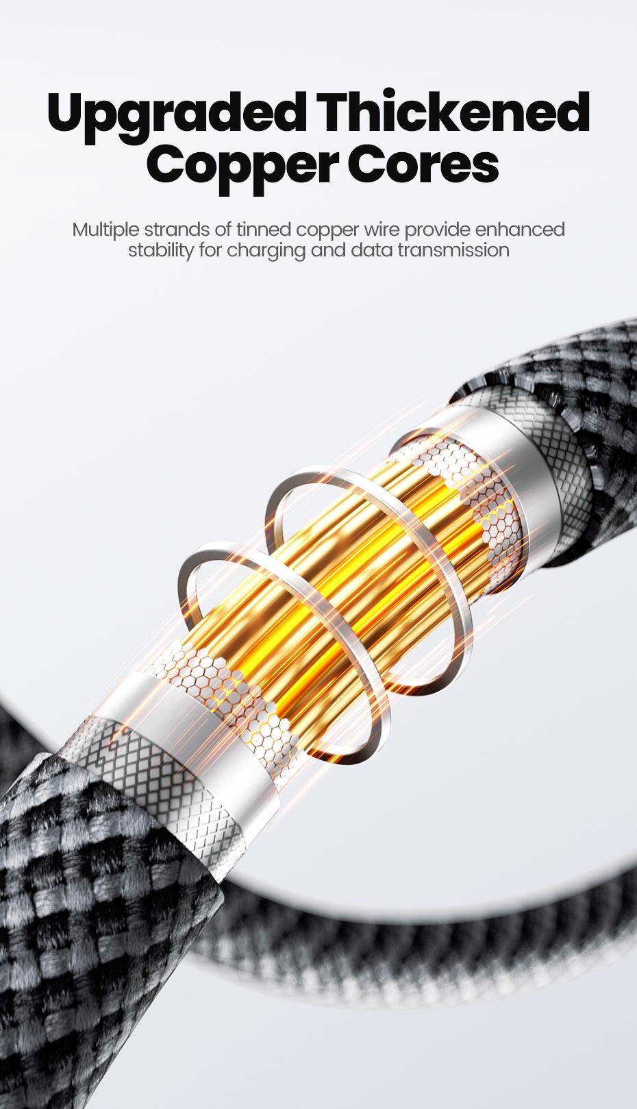 Toocki 100W USB Type C Cable 6A Super Fast Charging Cable for iPhone 17 16 15 Pro Max Samsung Huawei Xiaomi with OLED Digital Displaying USB-C Data Cable Wires Toocki 100W USB Type C Cable 6A Super Fast Charging Cable for iPhone 17 16 15 Pro Max Samsung Huawei Xiaomi with OLED Digital Displaying USB-C Data Cable Wires