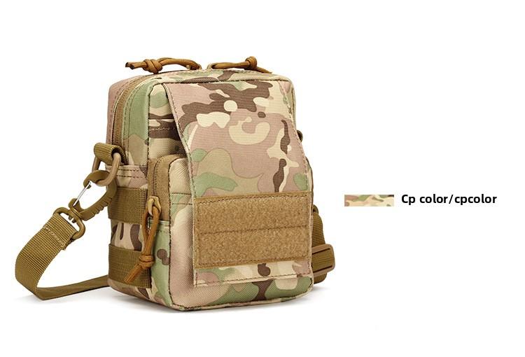Outdoor Sports Portable Shoulder Small Hanging Bag Casual Military Fan Tactical Fanny Bag Cycling Hiking Messenger Bag