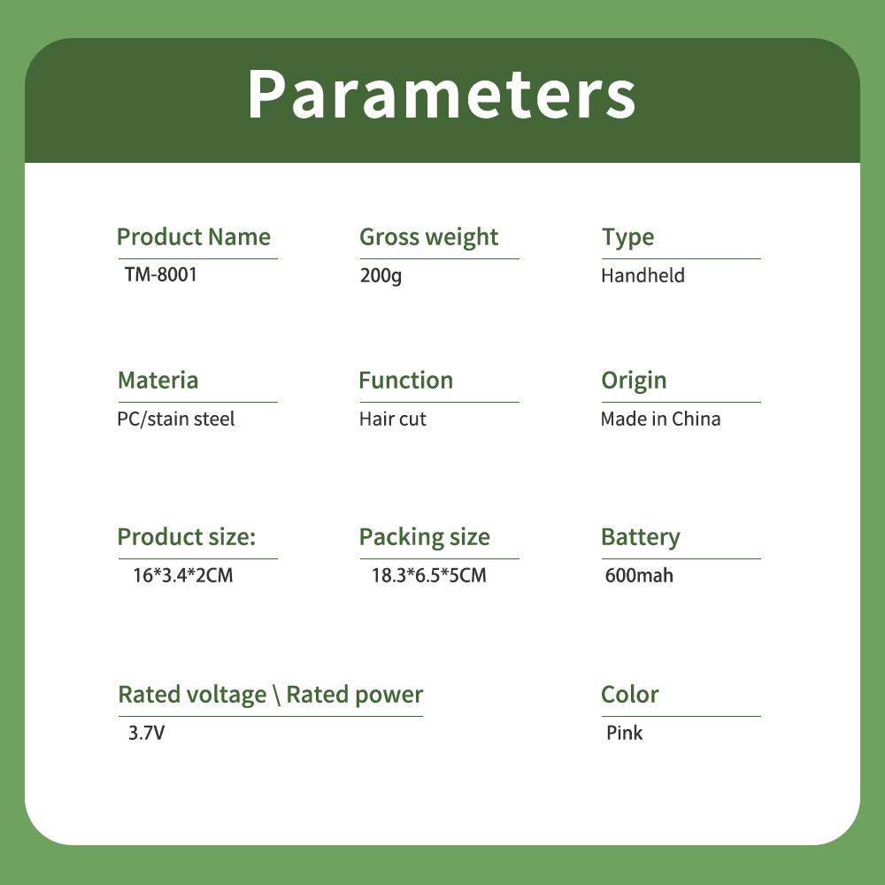 Weeme Women's Dual Head Trimmer, Bikini & Body Hair Clipper, USB Rechargeable, Precision Grooming Tool, Ideal Gift for Her, Cordless Rechargeable Trimmer