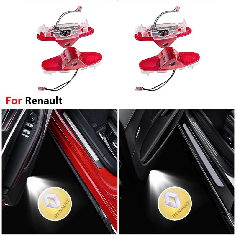 2pcs/4pcs  Renault Car Door Lights, Welcome Projection Lamp, High-Definition Non-Fading, Fits Megane Laguna Latitude Talisman, Car Interior Decor
