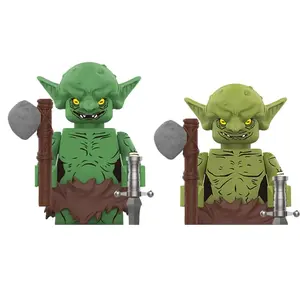 New Goblin King Set Building Blocks Arthas Uruk-hai Ork Orc Mini Action Figure Toys