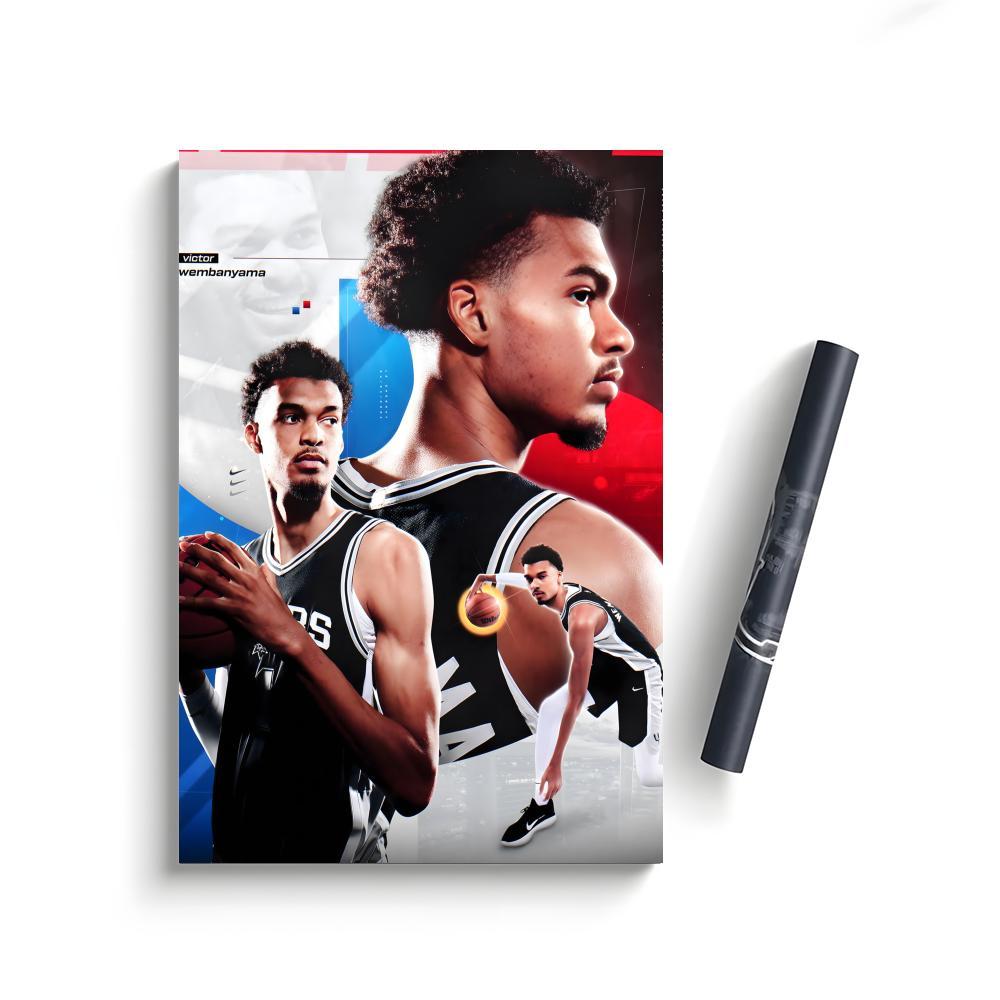 Victor Wembanyama Poster Bedroom Home Decor Art Poster Perfect Gift for Family and Friends