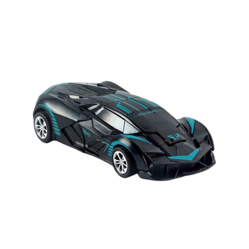 2-In-1 Fun Transforming Robot Police Car Toy, Inertia Collision Deformation, Parent-Child Interaction, Boys Girls Birthday Gift, Ages 3-6