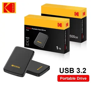Kodak P150 Portable External Hard Drive, External Data Storage, 1tb/500gb High-Speed Storage, Up to 450mb/s Reading Speed, Compatible with Laptops, Desktops, Ps4, Ps5