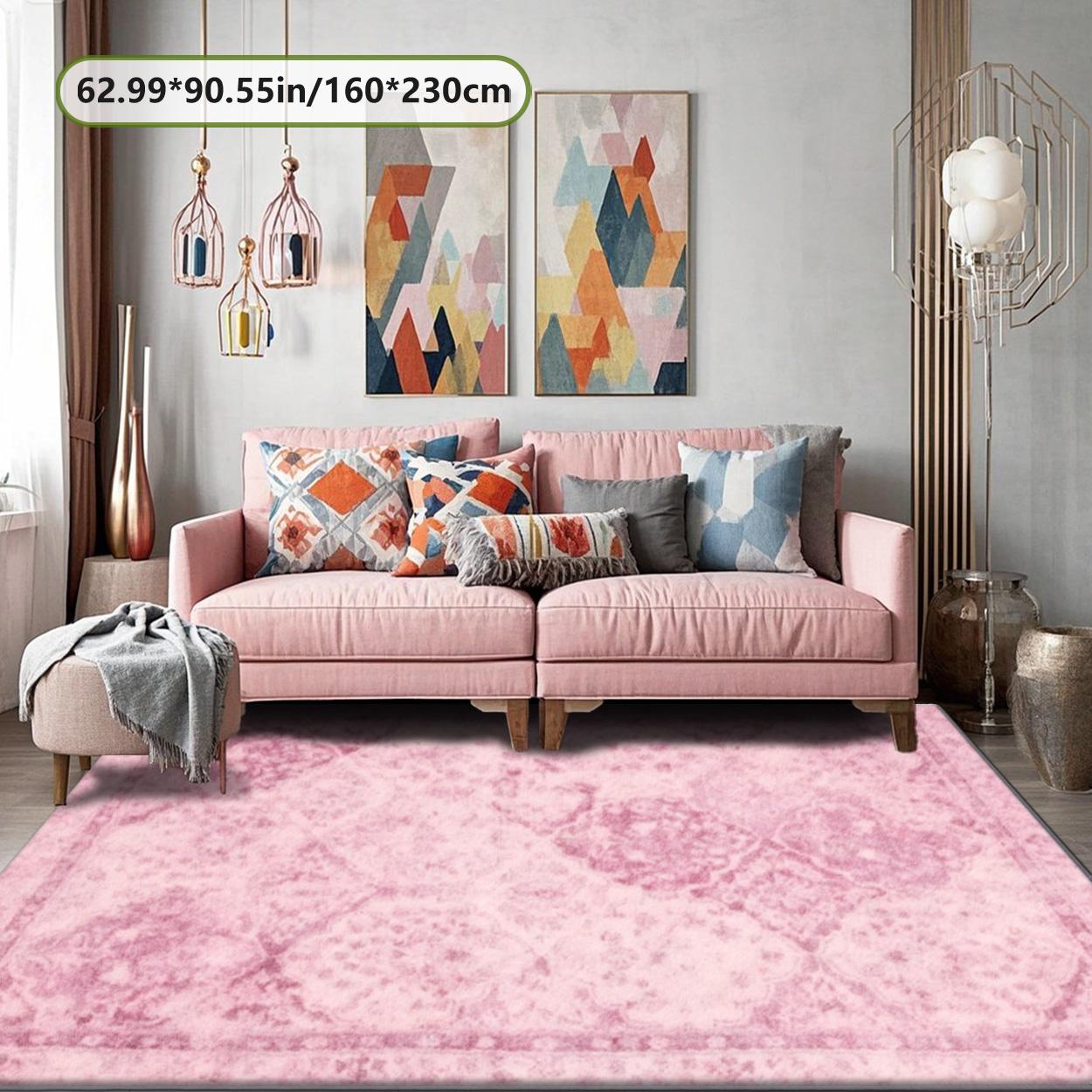 Velvet soft and comfortable patterned printed carpet, suitable for multiple scenarios, available in various sizes, soft and non-shedding.