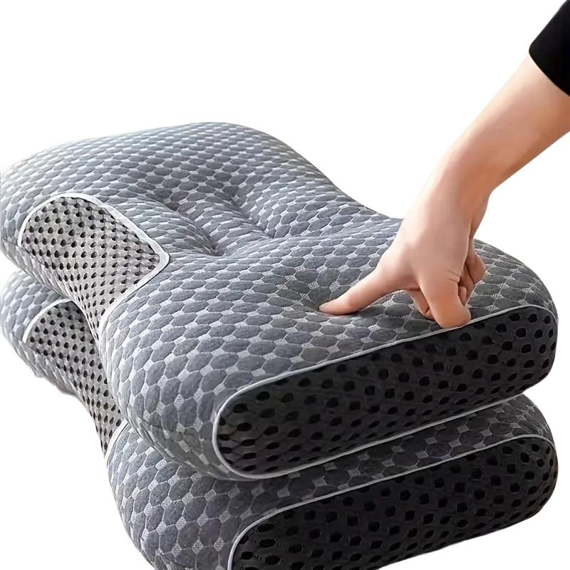 2-Pack Deep Sleep Neck Support Pillows, Ideal for Dorms and Hotels, Single Person Deep Sleep Pillow, Spa Quality Comfort