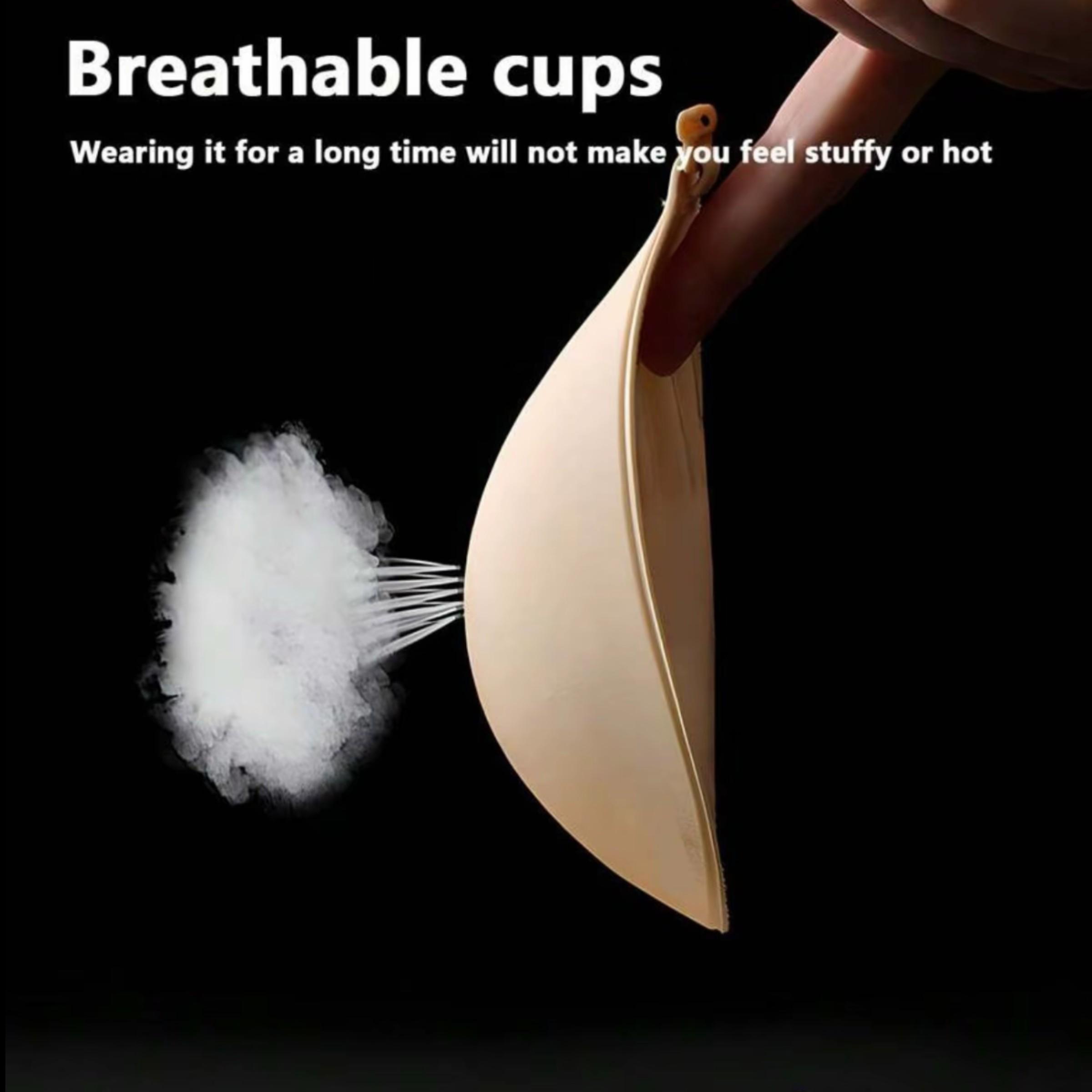 2 Pairs Front Buckle Push Up Invisible Adhesive Bra, Strong Adhesive Anti Slip Gathering Bust Lifter Strapless Nipple Covers Black & Nude For Wedding Party Evening Dress Daily Outfit Front Pushup Non Slip Bra