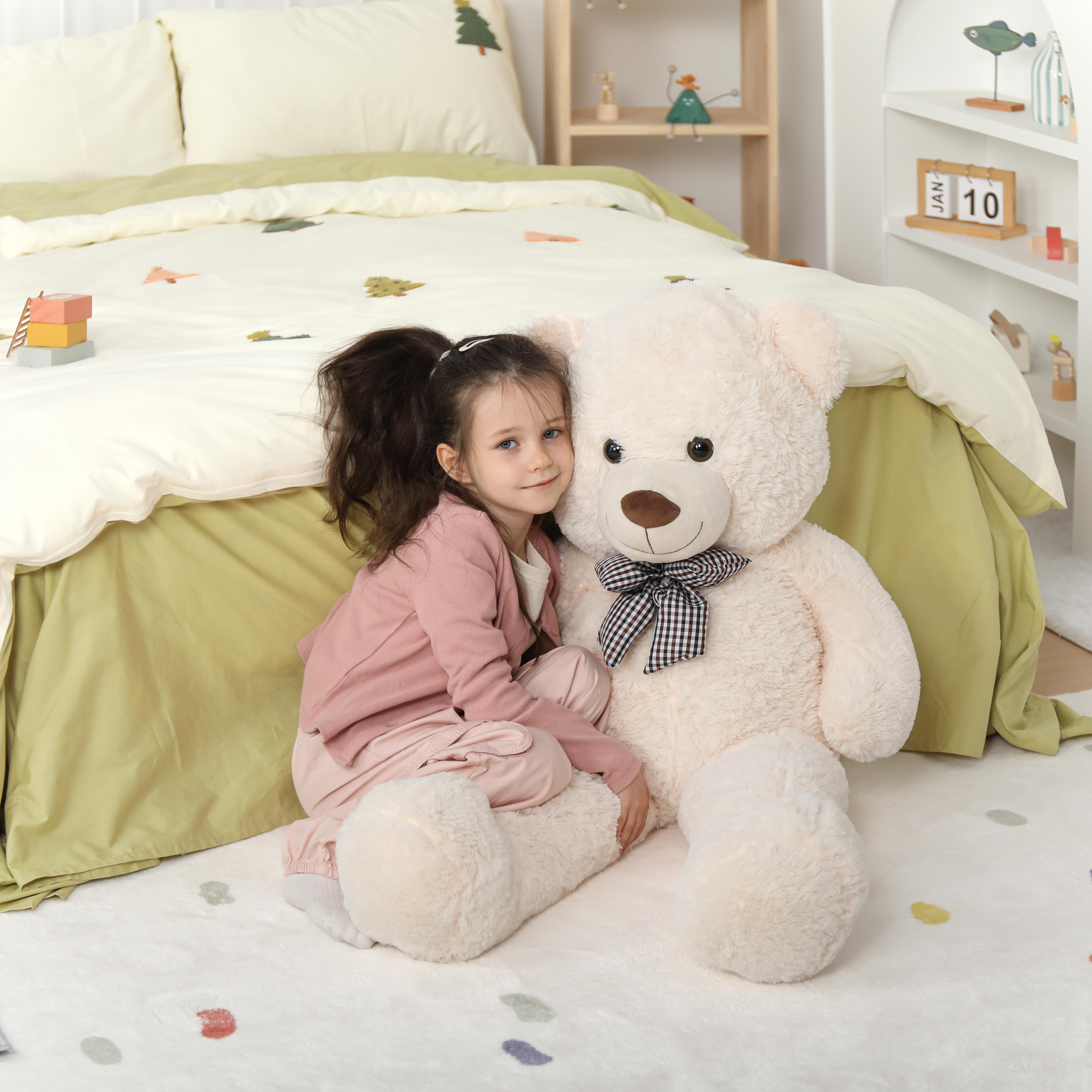 MaoGoLan 4ft 5ft 6ft Giant Teddy Bear Stuffed Animal Big Teddy Bear Stuffed Bear Baby Shower Life Size Large Teddy Bear for Girlfriend Boyfriend Wife Children, For Birthday,  Wedding party, Anniversary  #Summervibes