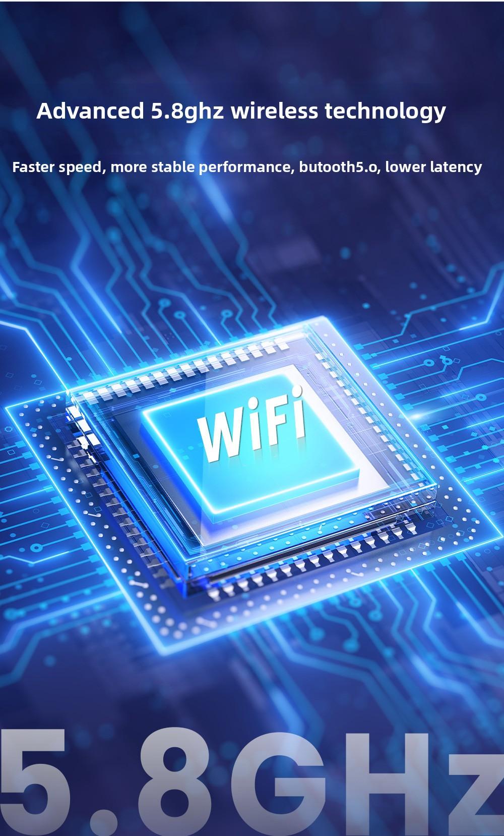 2in1 Wireless CarPlay & Android Auto Adapter, 5GHz Plug & Play Wired to Wireless Car Converter