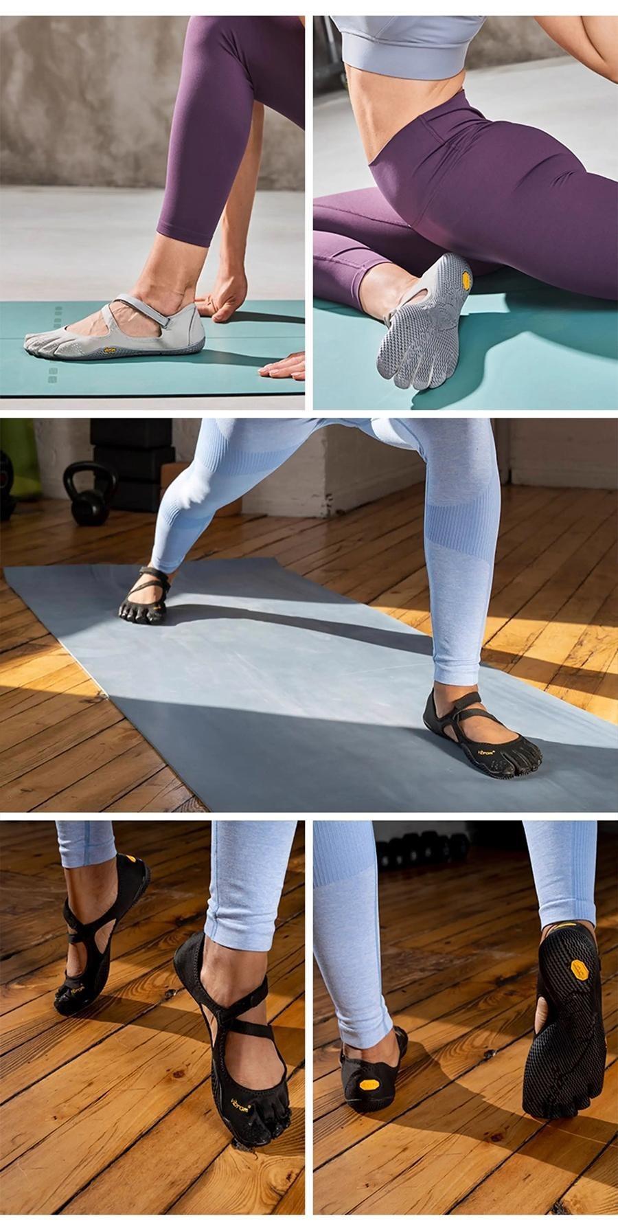 Women's Training & Gym Shoes, Breathable 5-Finger Split Toe Low-Profile Athletic Footwear with Non-Slip Sole for Yoga and Pilates, Athletic Gym Footwear, Low-Profile Breathable Women's Training & Gym Shoes