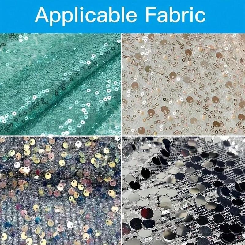 New Full Steel Presser Foot Silver Color Design, Ideal for Wedding Dresses and Sequins, Compatible with Brother Sewing Machines, Sewing Supplies Crafts