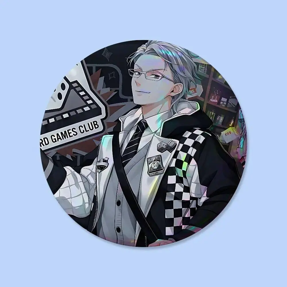 Anime T-Twisted Wonderland-S Badges 25 32 44 58 75 Mm Round Cosplay Pin Bag Decor Fans Collect Friends Gifts Brooch Souvenir