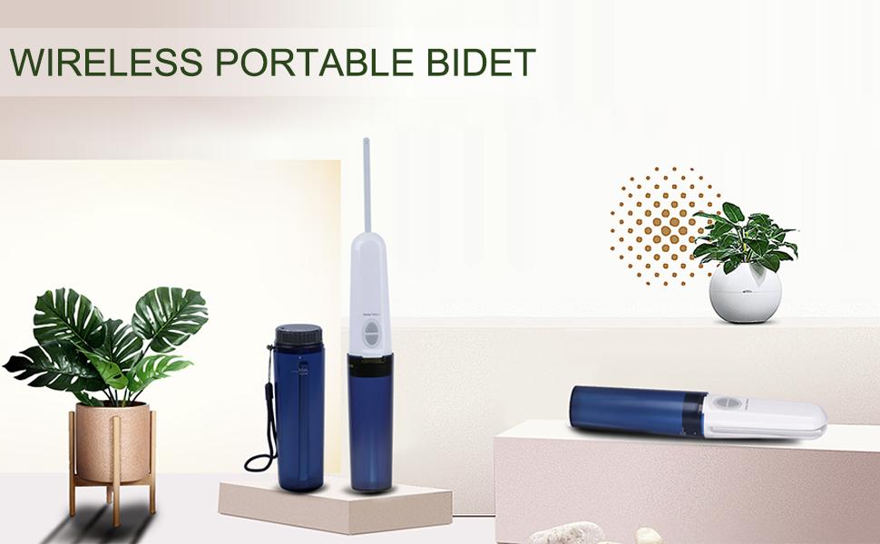 Hibbent Portable Bidet Handy Toilette - Electric Bidet Toilet with USB Cable - Feminine Travel Bidet for Personal Use On The Traveling Handheld
