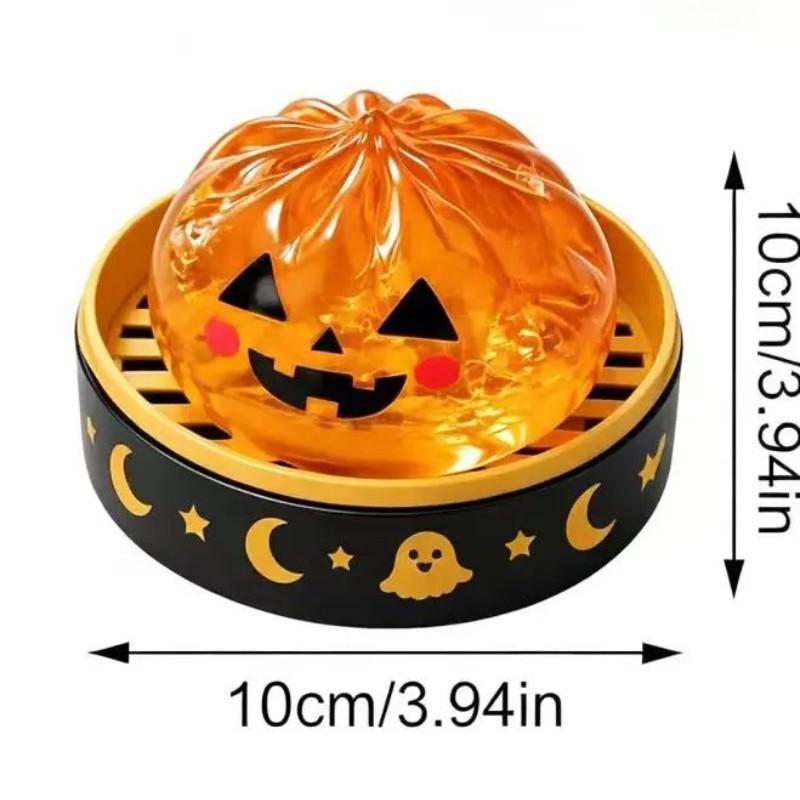 Cute Halloween Horror Ghost Gumball Squeeze Toy Set, Portable Stress Relief Hand Squeeze Toy, Squishy Fidgets, Perfect Halloween Party Candy Bag Filler and Gift