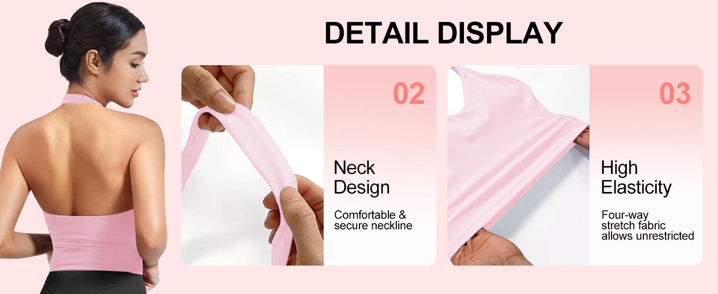 BBFIRA Halter Backless Sports Tank Top Workout Sets for Women 2 Piece, Gym Outfits Seamless Halter Backless Crop Top Scrunch Bum Shorts Tracksuit Women's 2 Piece Workout Set Backless Halter Top & Scrunch Butt Lift Shorts Seamless Sporty Clothes SpringS BBFIRA Halter Backless Sports Tank Top Workout Sets for Women 2 Piece, Gym Outfits Seamless Halter Backless Crop Top Scrunch Bum Shorts Tracksuit Women's 2 Piece Workout Set Backless Halter Top & Scrunch Butt Lift Shorts Seamless Sporty Clothes SpringS