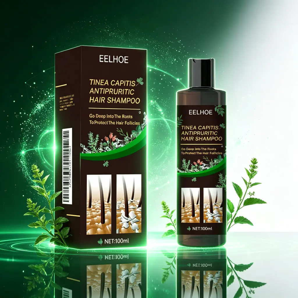 EELHOE Psoriasis & Seborrheic Dermatitis Shampoo | Anti-Fungal, Folliculitis Relief, Dandruff & Itch Control, 100ml