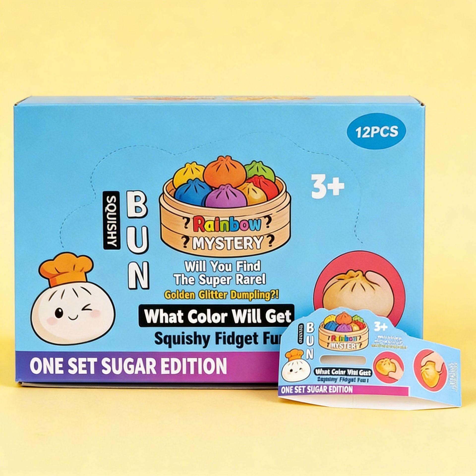 Simulated Stress-Relief Bun Toy, Squishy Stress-Relief Ball, Internet-Famous Venting Gadget, Creative Gift Holiday Ginger Cookie Silicone relaxation musical butter anxiety portable gift