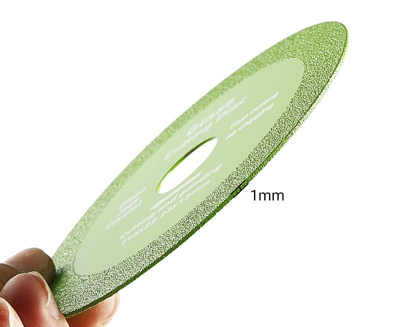 LOZLIN 3PCS/6PCS 4.5" Carbide Diamond Cutting Wheel - Ultra-Thin Angle Grinder Saw Blades for Glass, Tile, Marble, Ceramics, Dry Multi-Purpose Grinding Disc, Carbide Diamond Blades