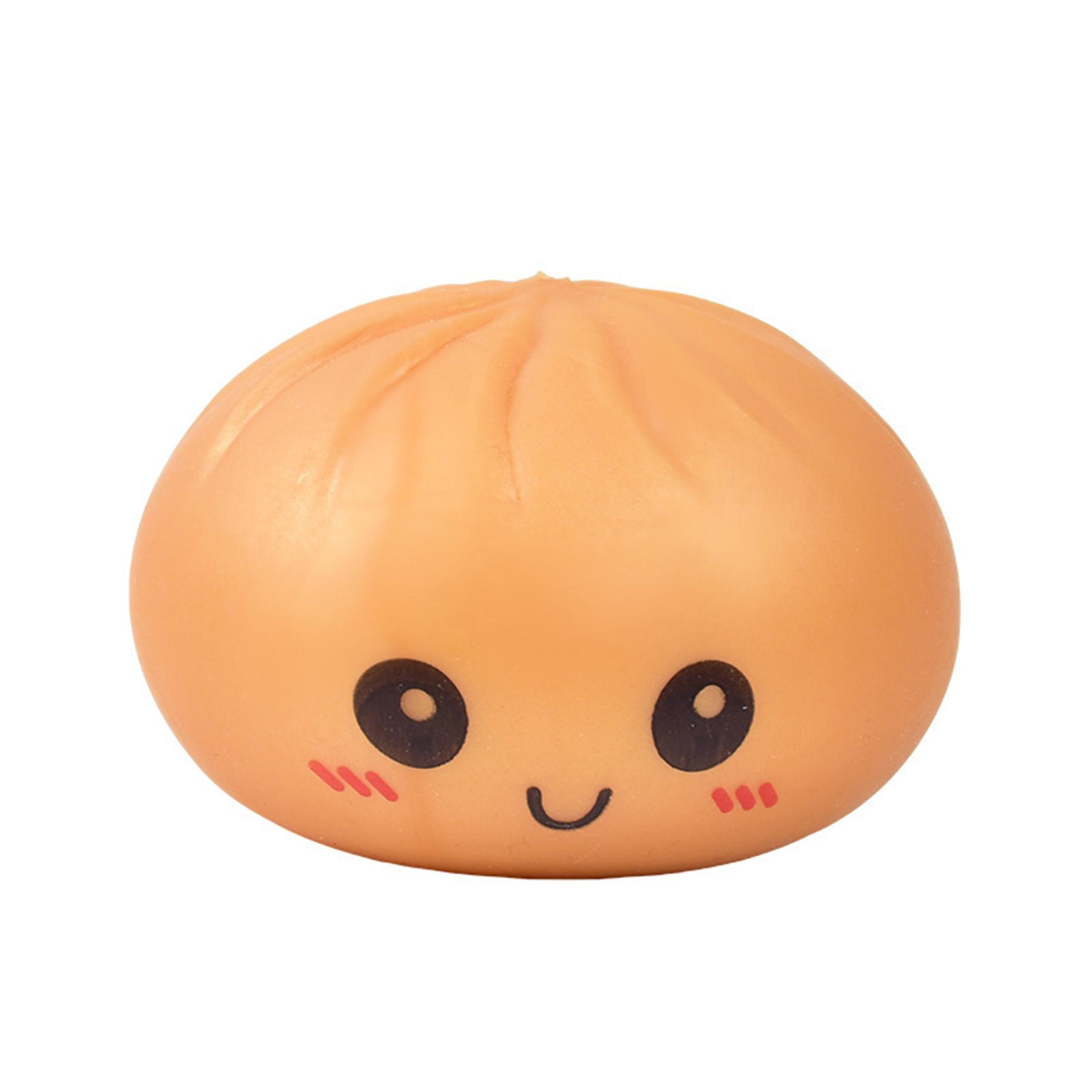 Expressive Big Dumpling Squishy - Mysecret Bun Fidget Toy, Soft TPR Material, Stress Relief, Stress Ball, Unboxing Surprise, Random Style per Pack. Valentine's Day and Easter gifts, suitable for children to exchange gifts