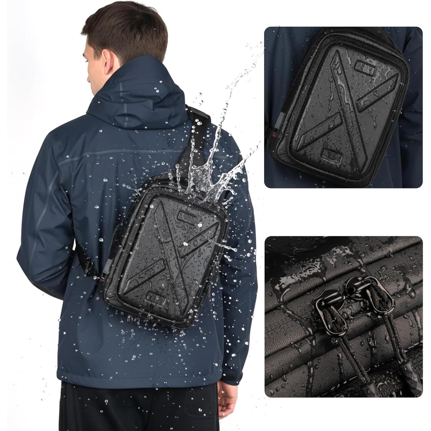 Camera Hardshell Case Crossbody Camera Sling Bag Small  Photography Bag for Mirrorless and DSLR Cameras