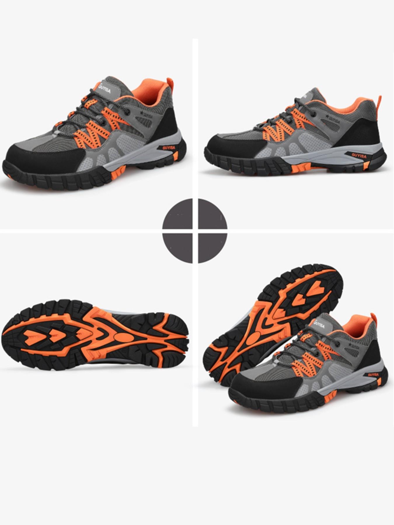 MOVRA1 Men's Steel Toe Safety Shoes - Textile Upper, Anti-Puncture, Anti-Smash, Waterproof Work Footwear for Construction, Industrial Safety Male Shoes