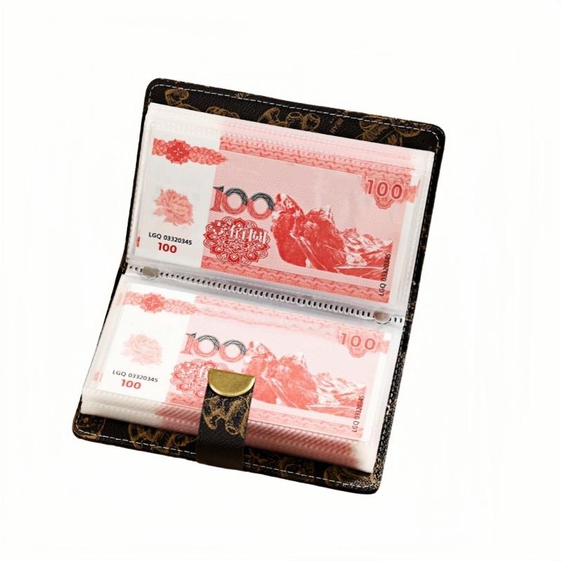 Bear Pattern Money Saving Wallet with Password Lock, A6 Cash Storage Album, Small Financial Management Binder, Holds Up to 100 Photos, Budget Planners, Monthly Budget Planner, Finance Checklist Organizer
