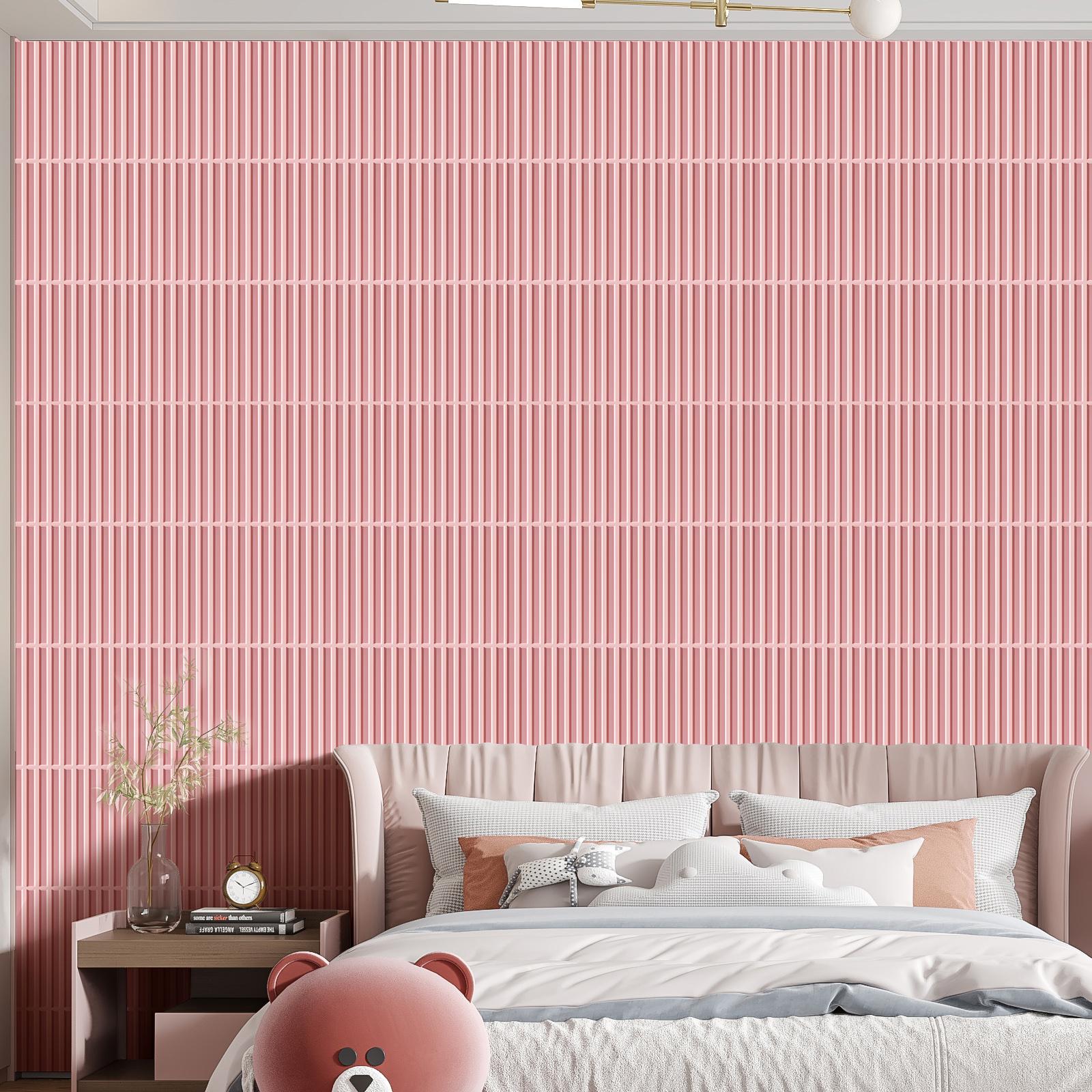 FLOLEOPA PVC Plastic 3D Wall Panels, Waterproof and Fire-Resistant, 11.8x11.8 inches, Approx. 1mm Thickness. Ideal for Living Rooms, Bedrooms, Hotels, Offices, Game Rooms, and TV Feature Walls. Modern Home Decor Vinyl. Includes Installation Accessories.