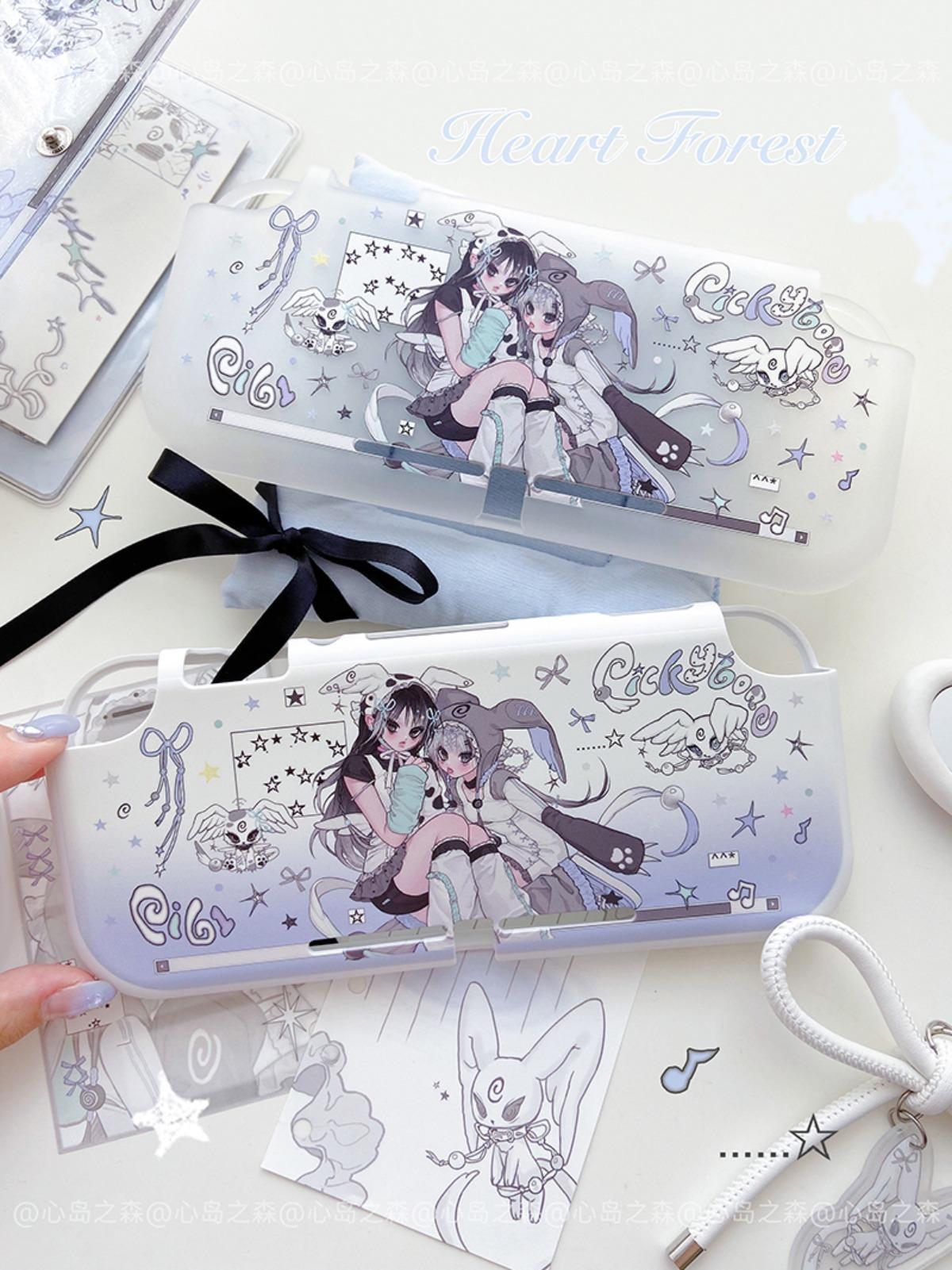 Anime Switch Case for Girl OLED Hard Case for Nintendo Switch2/NS/lite Console Controller Joy-Con Can Be Inserted Into The Dock