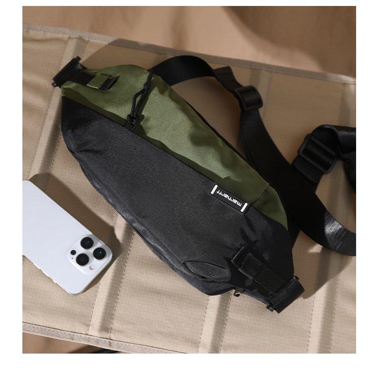 Sling Bag Crossbody Chest Bag, Lightweight Oxford Zip Bag, Waterproof Everyday Travel EDC Essential, TikTok Made Me Buy It