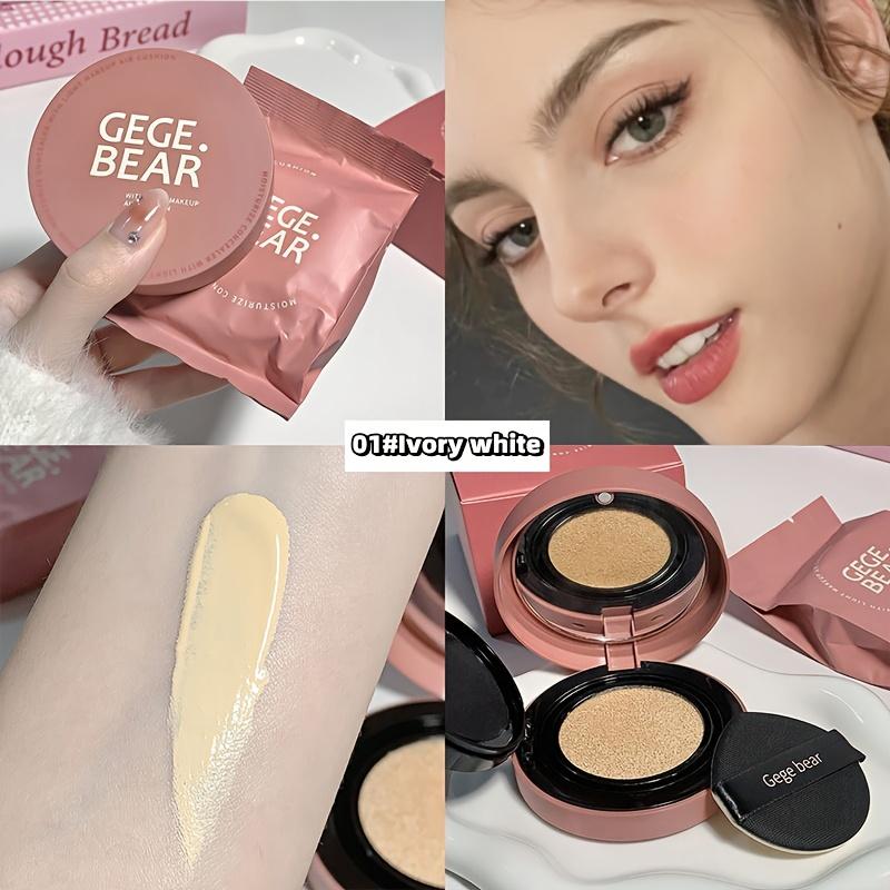 BB Cream Foundation - BB Foundation + Refill, for Use with A Powder Puff, Waterproof, Sweatproof, Oil-controlling, Moisturizing, Permanently Conceals Pores, Suitable As A Christmas or Valentine's Day Gift.