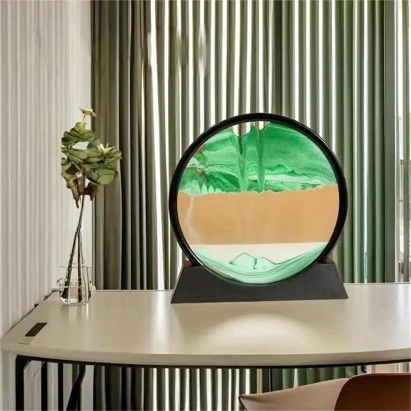 Creative Sand Art Decorative Hourglass, Office Living Room Desktop Bedroom Desk Decoration, Unique Home Ornament, Stylish Tabletop Accent
