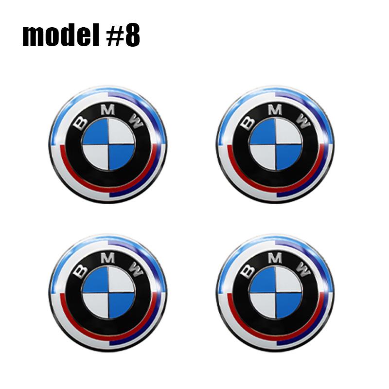 4Pcs 56mm 60mm 65mm Car Styling Wheel Center Hub Caps Stickers Car Decorative Sticker Emblem Badge For BMW M E36 E39 E46 E30 E34 E53 E90 E60 E70 E87 E92 F10 F20 F30 X1 X3 X5 X6 Accessories Car Decals