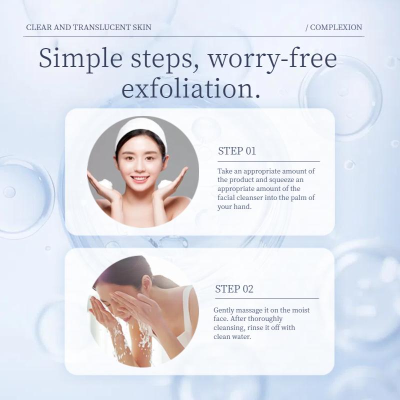 XiaoKs Clean Scrub Gel (3-Pack) with Carbomer & Betaine - 1-Minute Exfoliation, Mild & Gentle for Sensitive Skin - Non-Irritating Daily Exfoliator - 50g Each XiaoKs Clean Scrub Gel (3-Pack) with Carbomer & Betaine - 1-Minute Exfoliation, Mild & Gentle for Sensitive Skin - Non-Irritating Daily Exfoliator - 50g Each