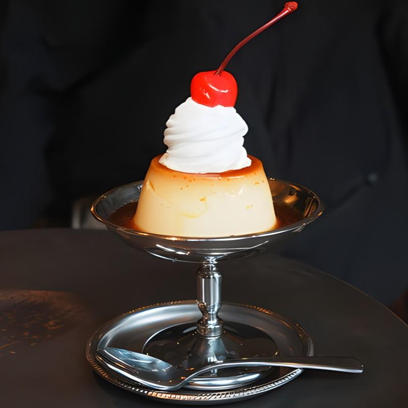 Stainless Steel Tall Dessert Cup, Pudding Cup, Ice Cream Cup, Home & Commercial Fruit Cup, Party Snack Cup, Durable and Stylish Design