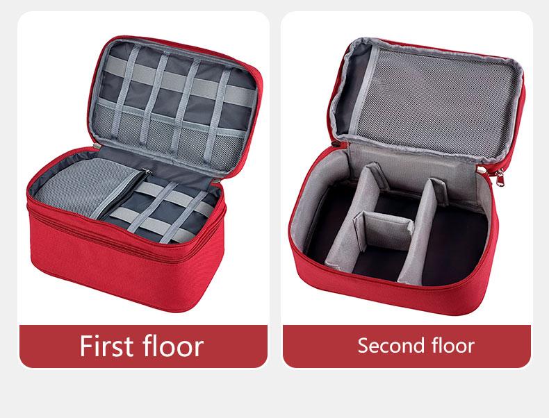 Jumahe Springtok Portable First Aid Kit with Handle,Essential for Home,Office,Car,Travel,Hunting,Camping,Medicine Storage Bag,Travel Accessories Packing Cubes,Toiletry Travel Bag,School Hygiene Bag