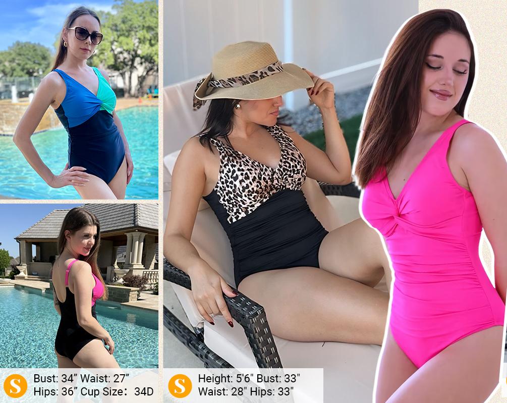 Holipick Women One Piece Bathing Suit Tummy Control Swimsuit Slimming Push Up Swimwear Long Torso Swimsuits for Women Monokini Swimsuits Sexy Full Coverage Swim Suit