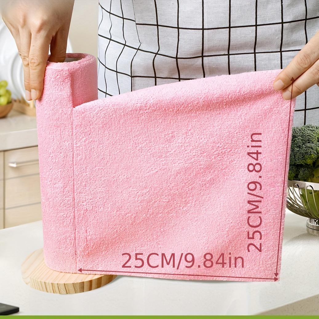 Multi-Purpose Reusable Cleaning Roll, 20PCS Microfiber Towels for Kitchen & Home