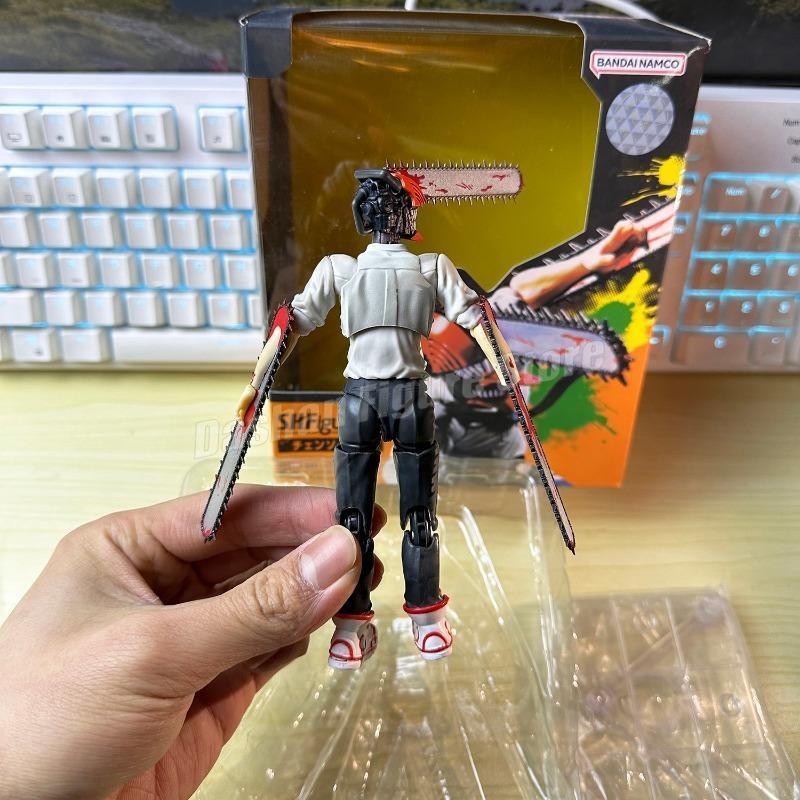 Shf Chainsaw Man Action Figure Denji Figurine PVC Movable Ko Collection Doll Anime 15cm Chainsaw Demon Figures Model Toys Gifts