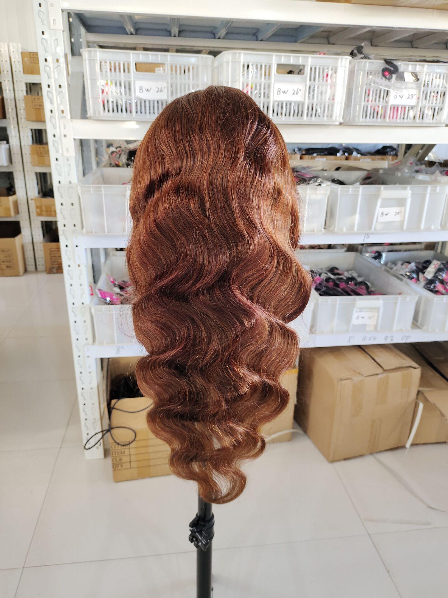 Bling Hair Chocolate Brown Wigs Body Wave 13x4 13x6 HD Transparent Lace Front Human Hair Wig For Women 4x4 Lace Closure Brazilian Remy Human Wig Pre plucked Natural Hairline 30 Inch 180% Density TikTokShopStockUp