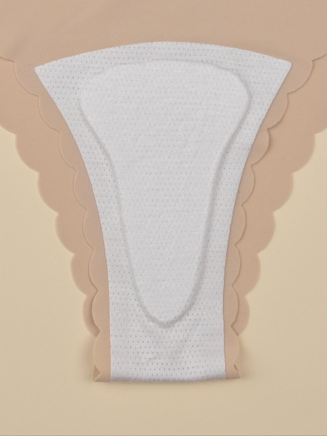 Cameltoe Proof Seamless Thongs Made With Sandwich Like Patented Insert 3-LAYER PROTECTION Women's Leopard Print Thong Panties, Breathable Low Waist Seamless Underwear, Fitted Casual Yoga Gym Wear, Stretchy Panties, 4/6 Pack