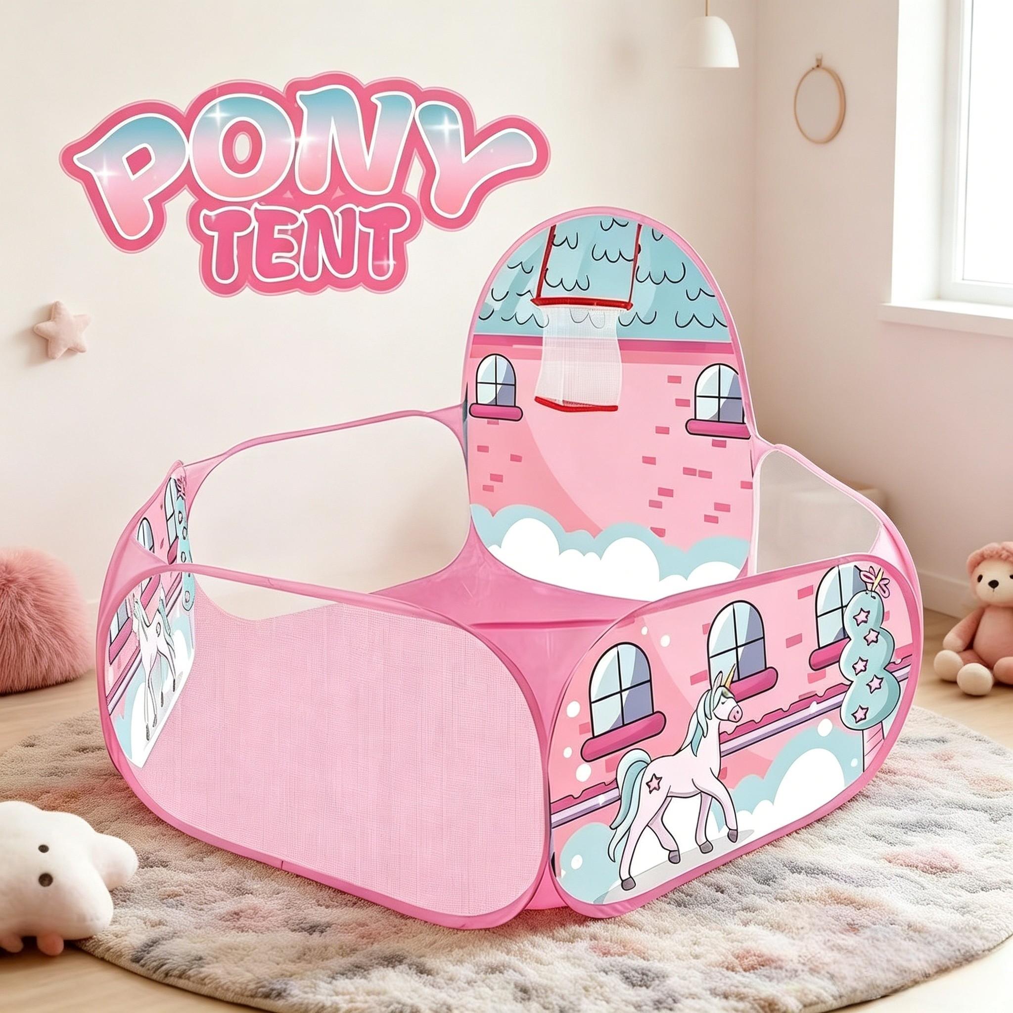 Kids Foldable Play Tent, Durable Ball Pit, Pop-Up Playpen, Ideal Birthday Christmas Halloween Thanksgiving Gift, No Accessories & Balls Not Included